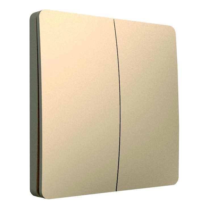 Interruptor cinético sem fios 2P IP67 dourado