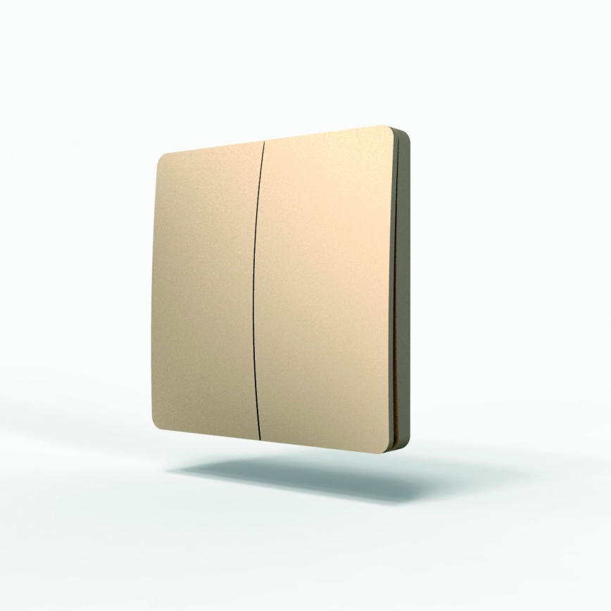 Interruptor cinético sem fios 2P IP67 dourado