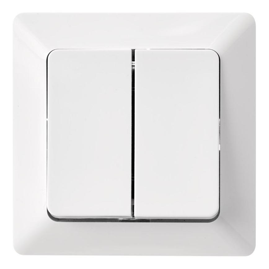 Interruptor de parede doméstico duplo alternado 250V/10A