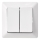 Interruptor de parede doméstico duplo alternado 250V/10A