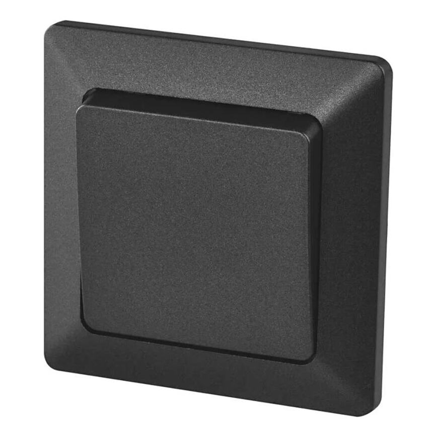 Interruptor doméstico alternado 250V/10A antracite