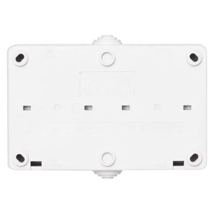 Interruptor doméstico alternado nº 6 com tomada 250V/16A IP44 branco