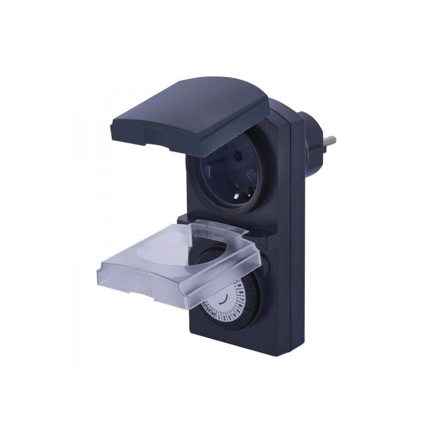Interruptor horário exterior mecânico SCHUKO IP44
