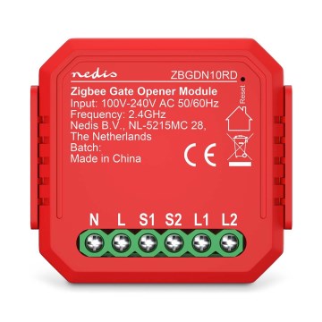 Interruptor inteligente para portas de garagem SmartLife Zigbee Tuya