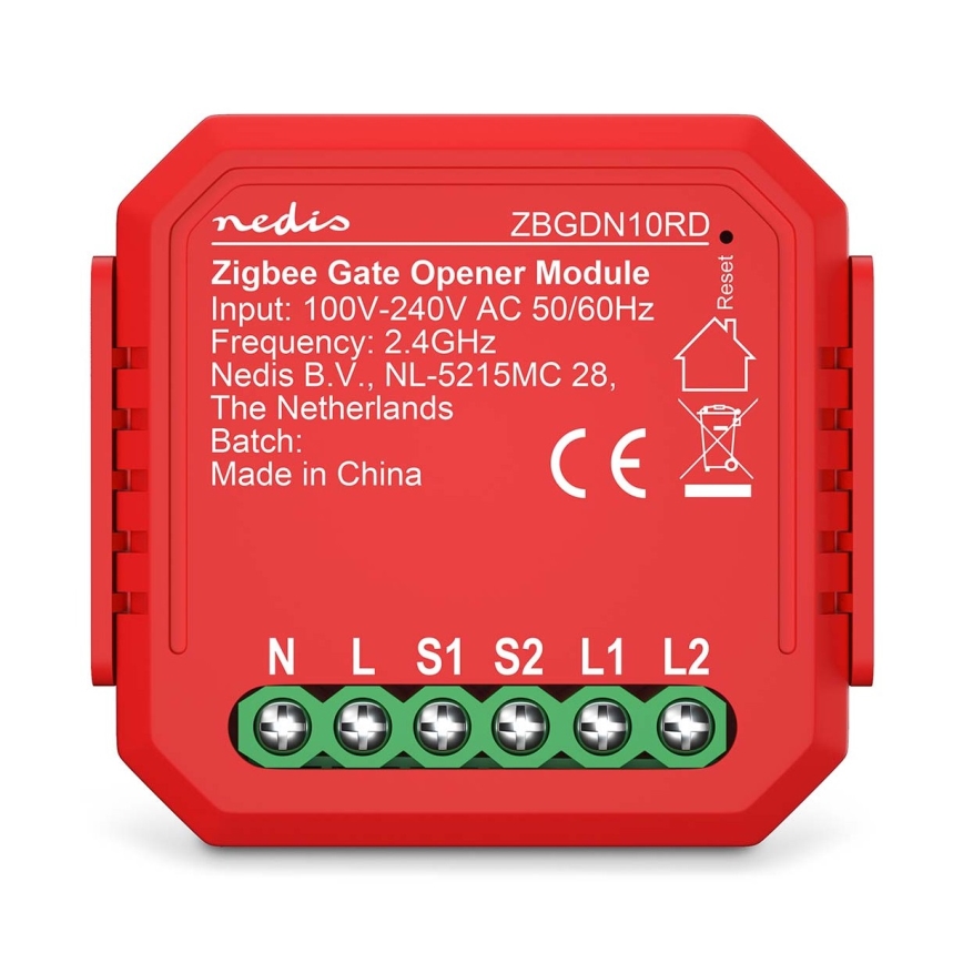 Interruptor inteligente para portas de garagem SmartLife Zigbee Tuya