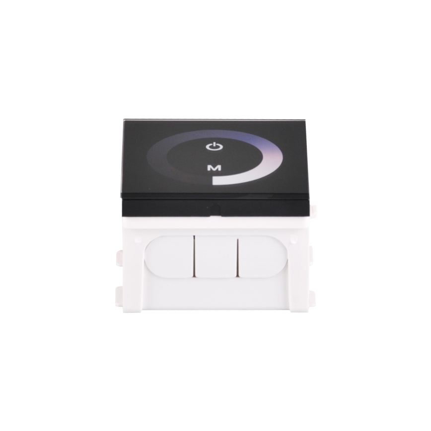 Interruptor táctil com regulador de fluxo luminoso para tiras LED unicolor 12-24V de 4 canais
