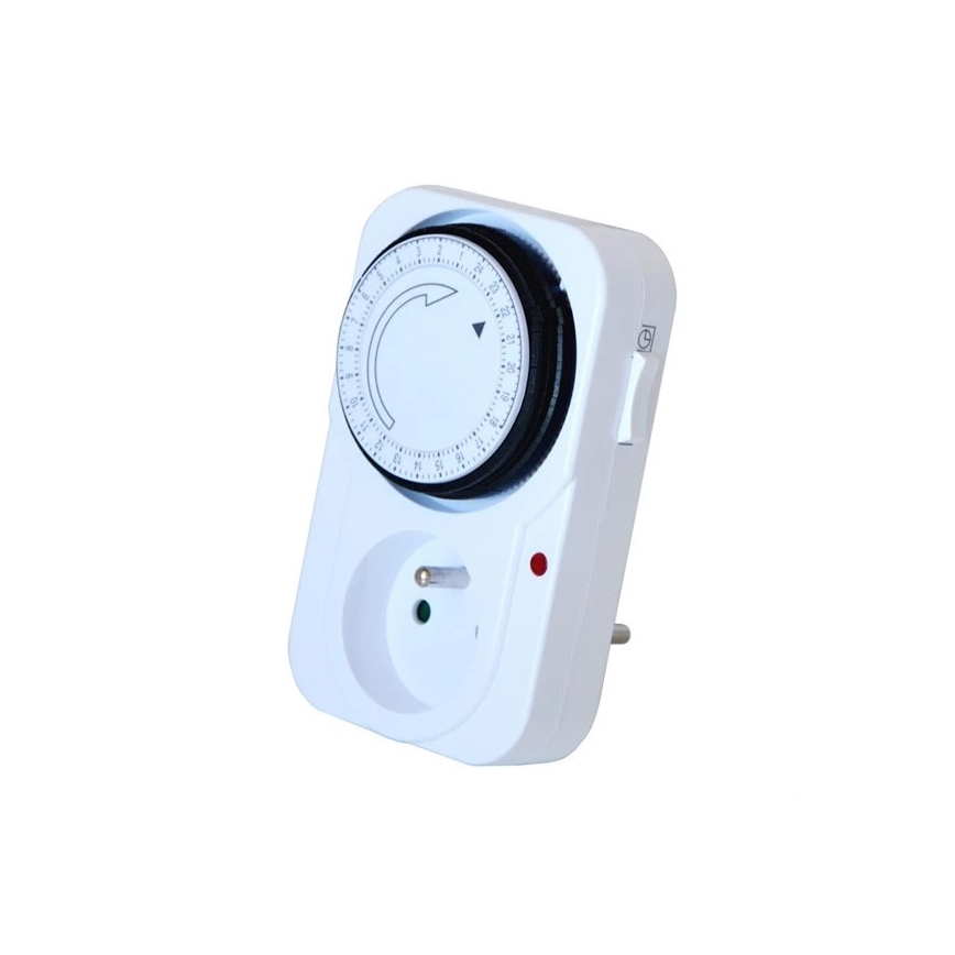 Interruptor temporizador mecânico diário 16A/230V