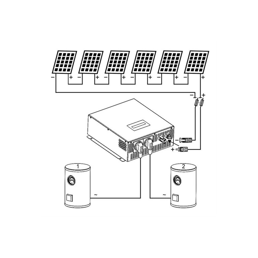 Inversor solar para aquecimento de água ECO Solar Boost MPPT-3000 3,5kW PRO