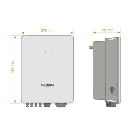 Inversor solar SUNGROW SG4.0RT 4000W IP65