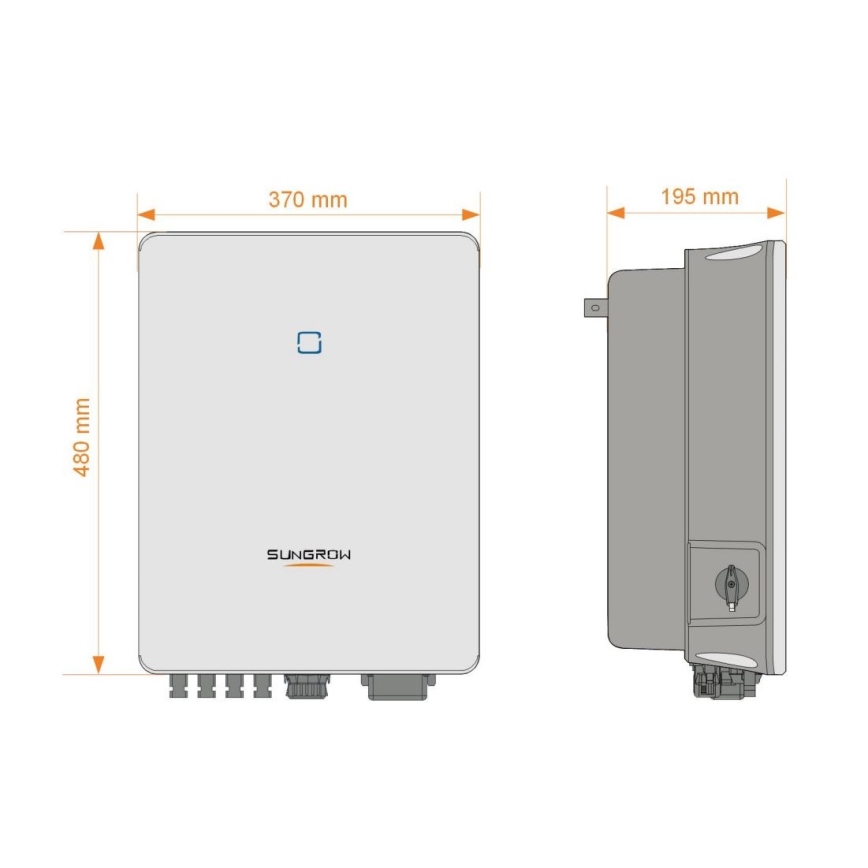 Inversor solar SUNGROW SG4.0RT 4000W IP65