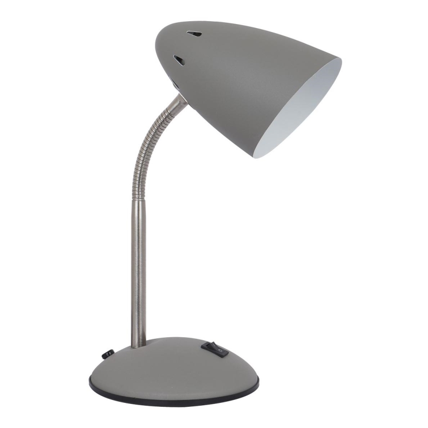 ITALUX - Candeeiro de mesa COSMIC 1xE27/40W/230V cinzento
