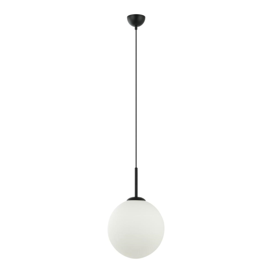 ITALUX - Candeeiro de teto suspenso DEORE 1xE27/40W/230V diâmetro 30 cm preto