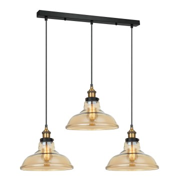 ITALUX - Candeeiro de teto suspenso HUBERT 3xE27/40W/230V