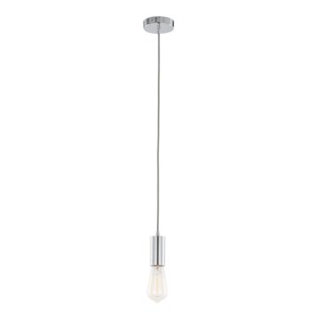 ITALUX - Candeeiro suspenso MODERNA 1xE27/60W/230V cromado brilhante