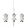 ITALUX - Candelabro num fio AURORA 3xG4/20W/230V