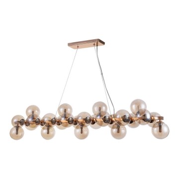 ITALUX - Candelabro num fio CABELLA 25xG9/28W/230V
