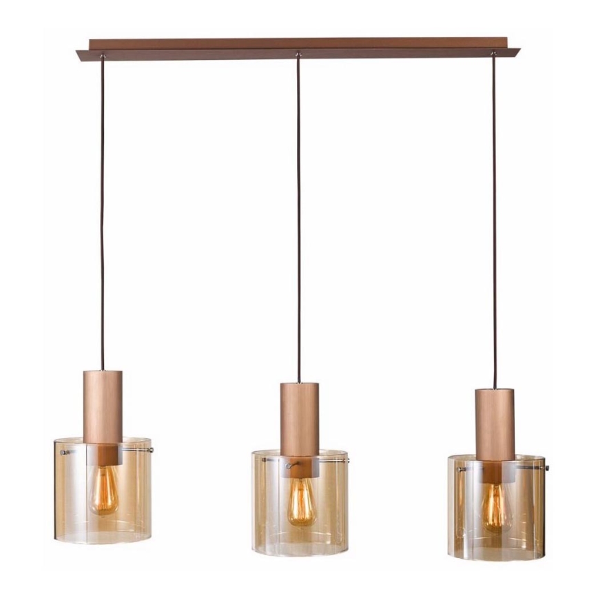 ITALUX - Candelabro num fio JAVIER 3xE27/60W/230V