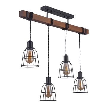 ITALUX - Candelabro num fio REDA 4xE27/40W/230V