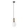 ITALUX - Candelabro suspenso ALDEVA 1xE27/40W/230V diâmetro 20 cm preto/bronze