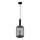 ITALUX - Candelabro suspenso ANTIOLA 1xE27/40W/230V diâmetro 20 cm preto