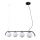 ITALUX - Candelabro suspenso CARIMI 4xG9/5W/230V preto