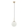 ITALUX - Candelabro suspenso DEORE 1xE27/40W/230V diâmetro 25 cm bronze