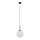 ITALUX - Candelabro suspenso DEORE 1xE27/40W/230V diâmetro 25 cm preto