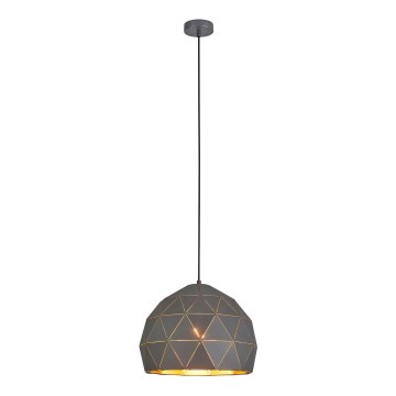 ITALUX - Candelabro suspenso HARLEY 1xE27/40W/230V antracite