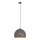 ITALUX - Candelabro suspenso HARLEY 1xE27/40W/230V antracite
