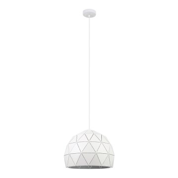 ITALUX - Candelabro suspenso HARLEY 1xE27/40W/230V branco
