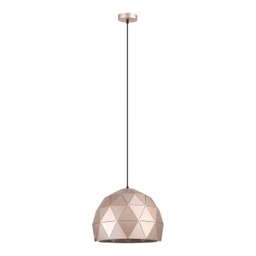 ITALUX - Candelabro suspenso HARLEY 1xE27/40W/230V Rosa dourado