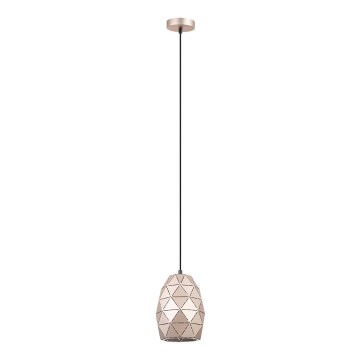 ITALUX - Candelabro suspenso HARLEY 1xE27/40W/230V Rosa dourado