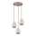 ITALUX - Candelabro suspenso HARLEY 3xE27/40W/230V Rosa dourado