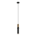 ITALUX - Candelabro suspenso ISIDORA 1xGU10/25W/230V preto/bronze
