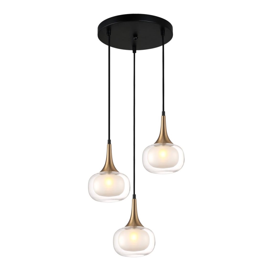 ITALUX - Candelabro suspenso KONILA 3xG9/10W/230V