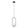 ITALUX - Candelabro suspenso LUPUS 1xG9/25W/230V preto