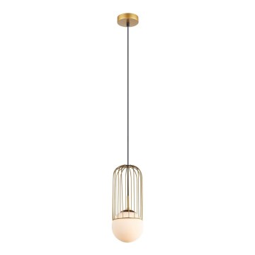 ITALUX - Candelabro suspenso MATTY 1xE27/40W/230V 100 cm dourada