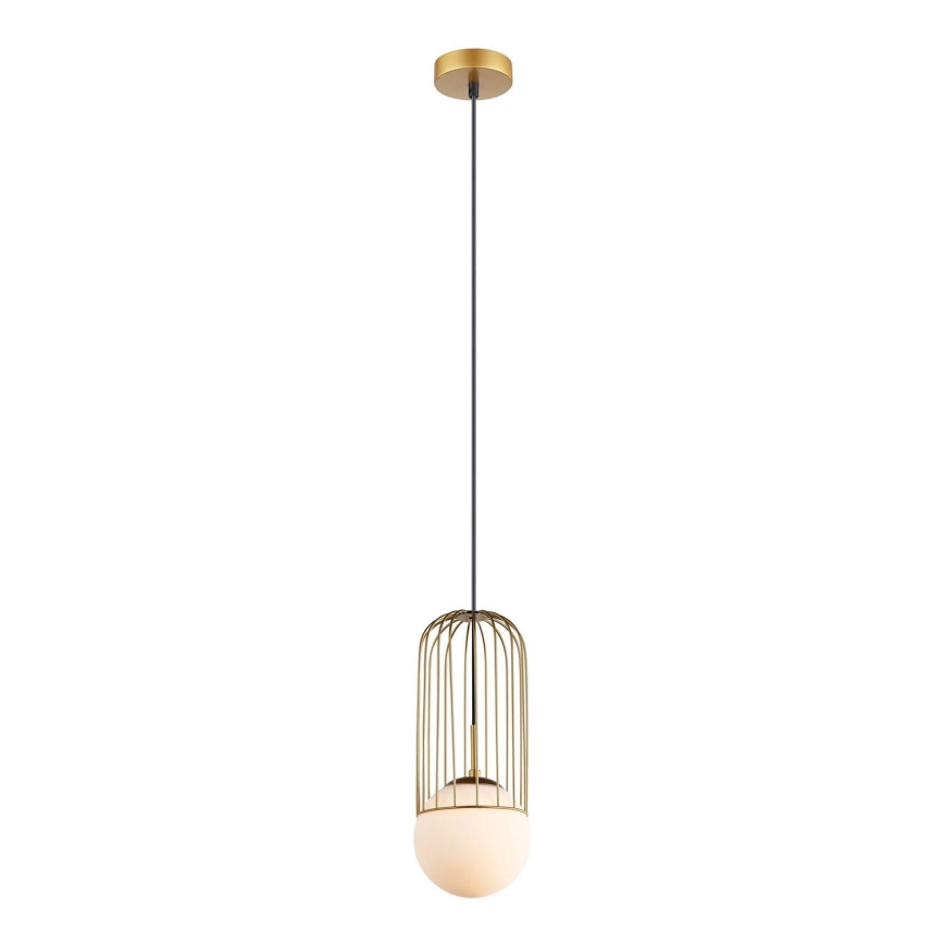 ITALUX - Candelabro suspenso MATTY 1xE27/40W/230V 100 cm dourada