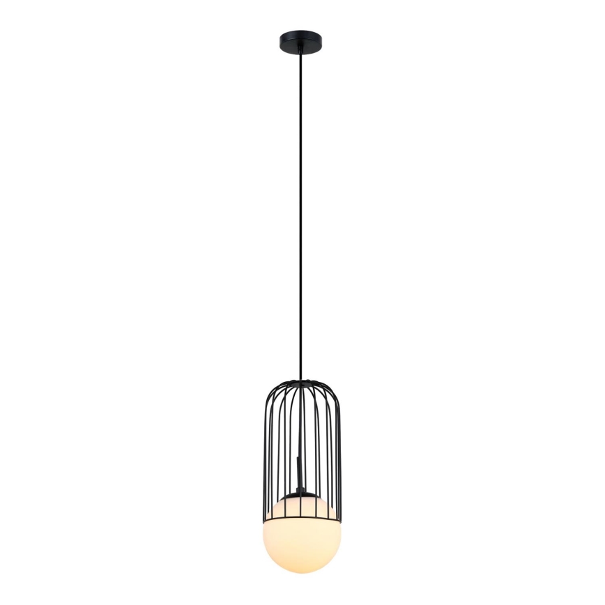 ITALUX - Candelabro suspenso MATTY 1xE27/40W/230V 100 cm preto