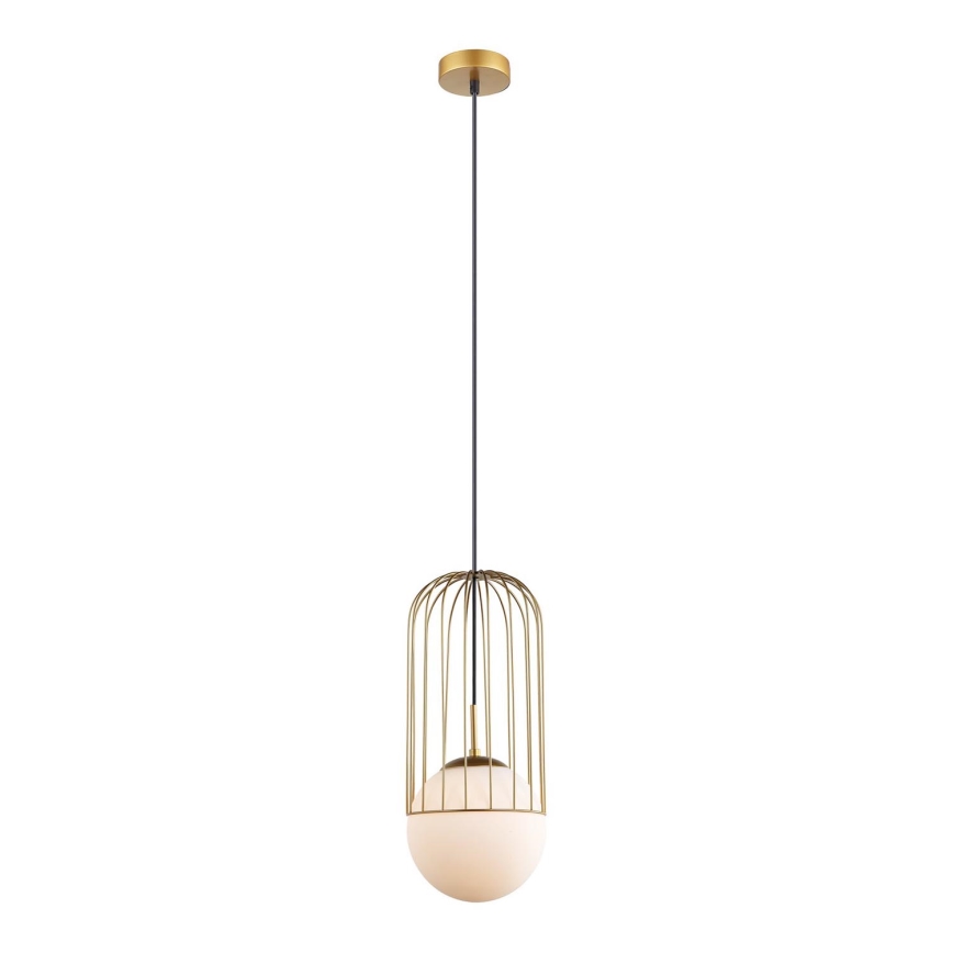 ITALUX - Candelabro suspenso MATTY 1xE27/40W/230V 95,5 cm dourada