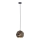 ITALUX - Candelabro suspenso PALERMO 1xE27/40W/230V diâmetro 23 cm antracite