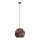 ITALUX - Candelabro suspenso PALERMO 1xE27/40W/230V diâmetro 32 cm antracite