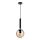 ITALUX - Candelabro suspenso RAVENA 1xE27/10W/230V preto