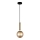ITALUX - Candelabro suspenso RAVENA 1xE27/5W/230V latão