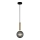 ITALUX - Candelabro suspenso RAVENA 1xE27/5W/230V preto/latão