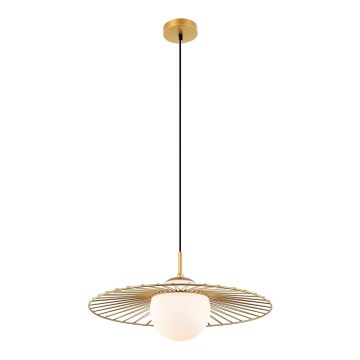 ITALUX - Candelabro suspenso SALLY 1xE27/40W/230V dourada