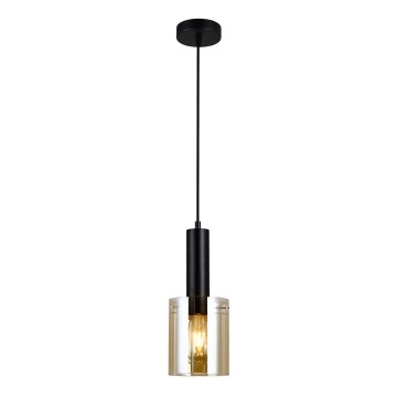 ITALUX - Candelabro suspenso SARDO 1xE27/40W/230V preto/dourada