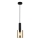 ITALUX - Candelabro suspenso SARDO 1xE27/40W/230V preto/dourada
