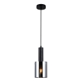 ITALUX - Candelabro suspenso SARDO 1xE27/40W/230V preto