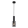 ITALUX - Candelabro suspenso SARDO 1xE27/40W/230V preto